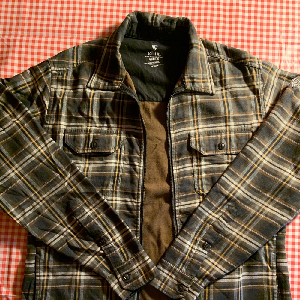 KUHL Zip-up Flannel Medium